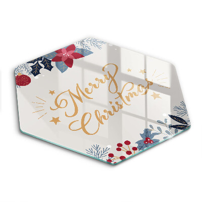 Deska kuchenna Napis Merry Christmas