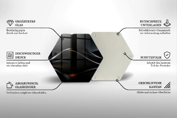 Deska kuchenna Abstrakcja 3D design