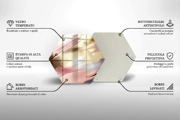 Deska kuchenna Pastelowe plamy