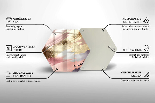 Deska kuchenna Pastelowe plamy