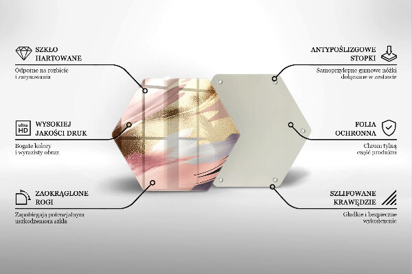 Deska kuchenna Pastelowe plamy