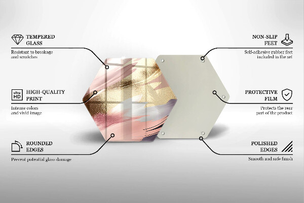 Deska kuchenna Pastelowe plamy