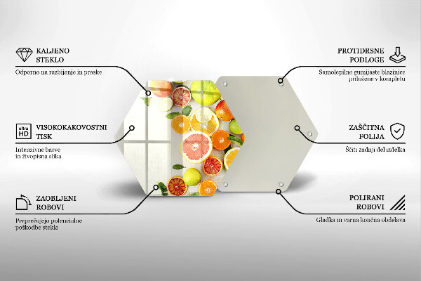 Deska kuchenna Owoce cytrusy