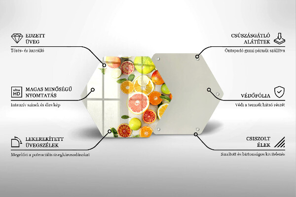 Deska kuchenna Owoce cytrusy