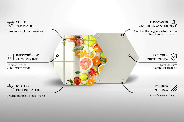 Deska kuchenna Owoce cytrusy
