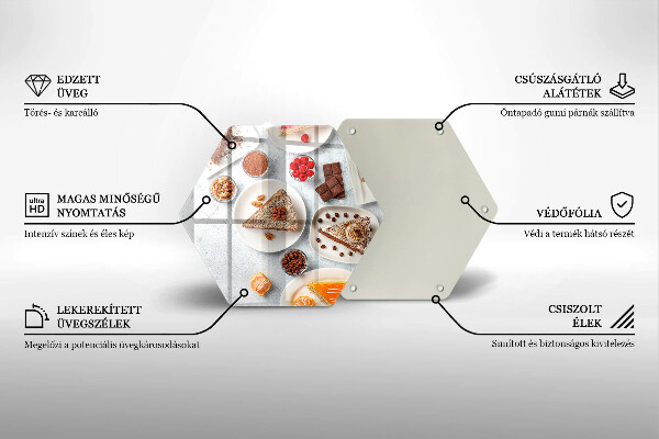 Deska kuchenna Słodkości ciasta
