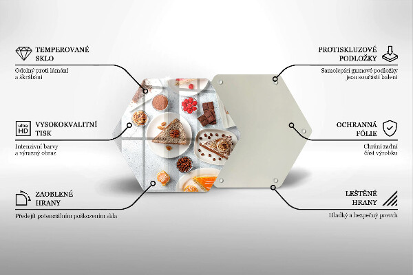 Deska kuchenna Słodkości ciasta