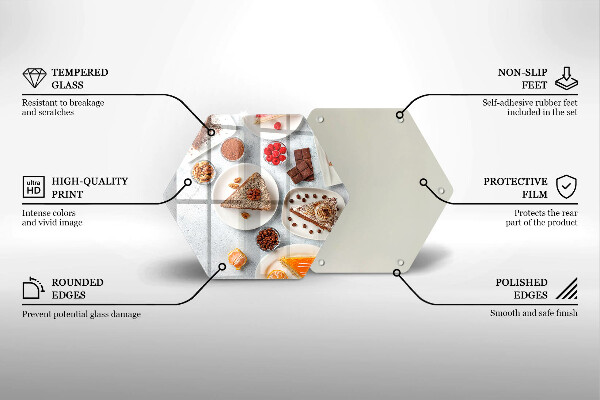 Deska kuchenna Słodkości ciasta