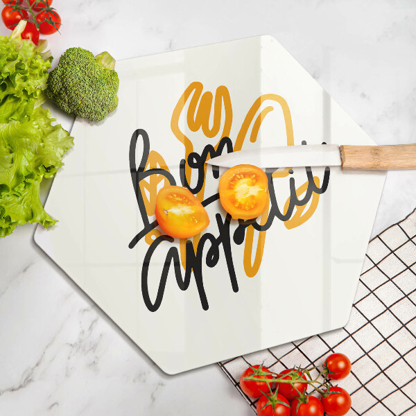 Deska kuchenna Napis Bon Appetit