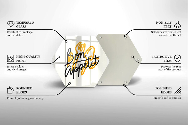 Deska kuchenna Napis Bon Appetit