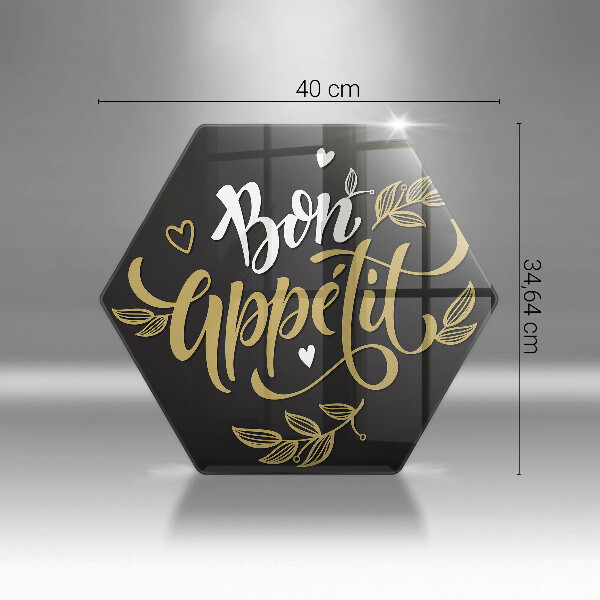 Deska kuchenna Napis Bon Appetit
