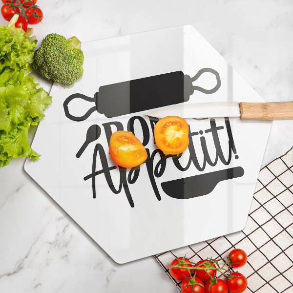 Deska kuchenna Napis Bon Appetit