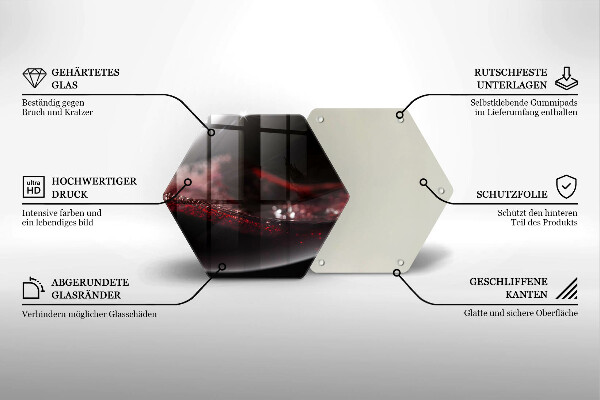 Deska kuchenna Czerwone wino kieliszek