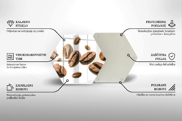 Deska kuchenna Ziarna kawy