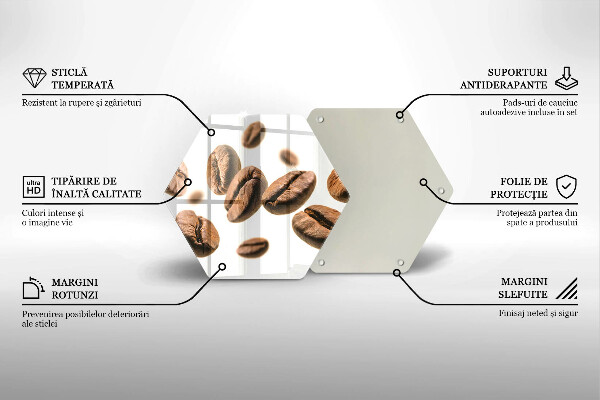 Deska kuchenna Ziarna kawy