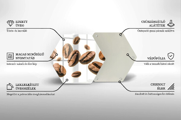 Deska kuchenna Ziarna kawy