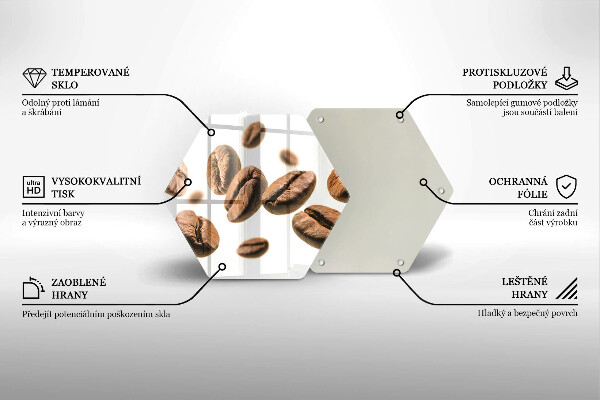 Deska kuchenna Ziarna kawy