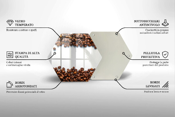 Deska kuchenna Kawa ziarna