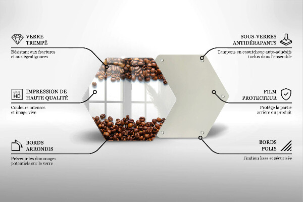 Deska kuchenna Kawa ziarna