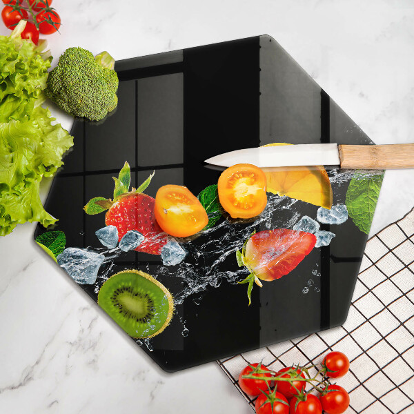 Deska kuchenna Owoce w wodzie