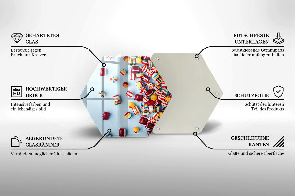 Deska kuchenna Kolorowe cukierki