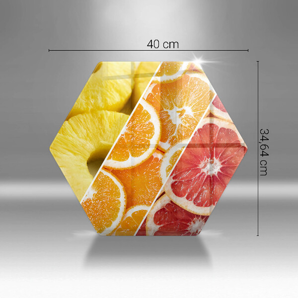 Deska szklana kuchenna Kolorowe owoce