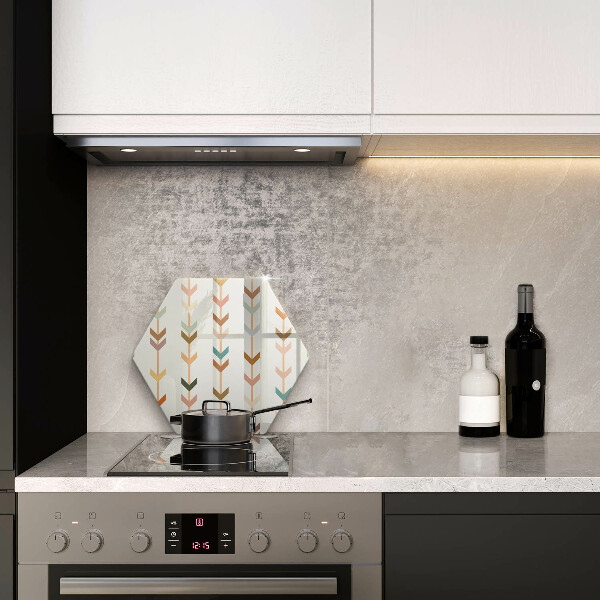 Deska szklana kuchenna Elementy geometryczne