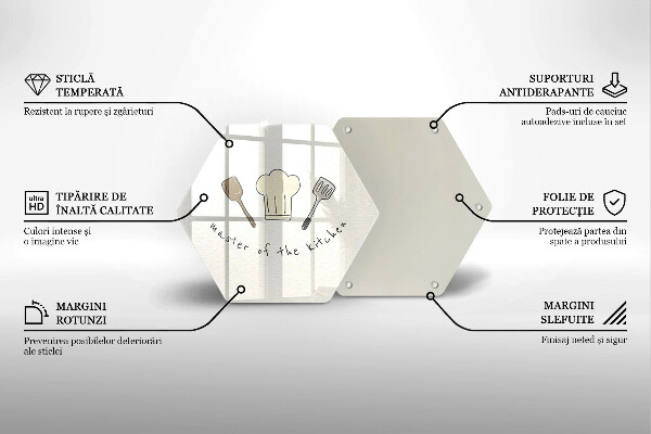Deska szklana kuchenna Master of the Kitchen