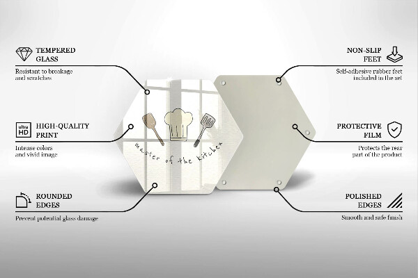 Deska szklana kuchenna Master of the Kitchen