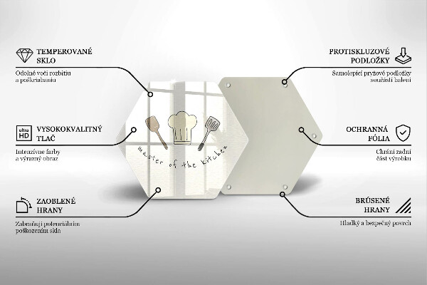 Deska szklana kuchenna Master of the Kitchen