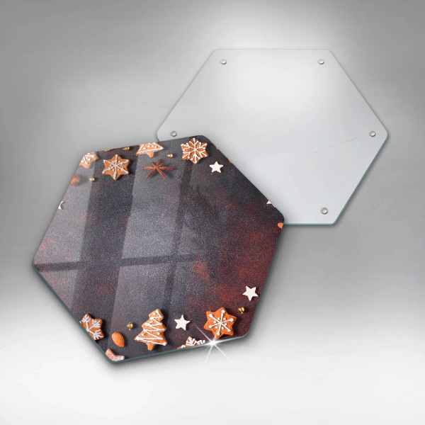 Deska szklana kuchenna Pierniczki świąteczne