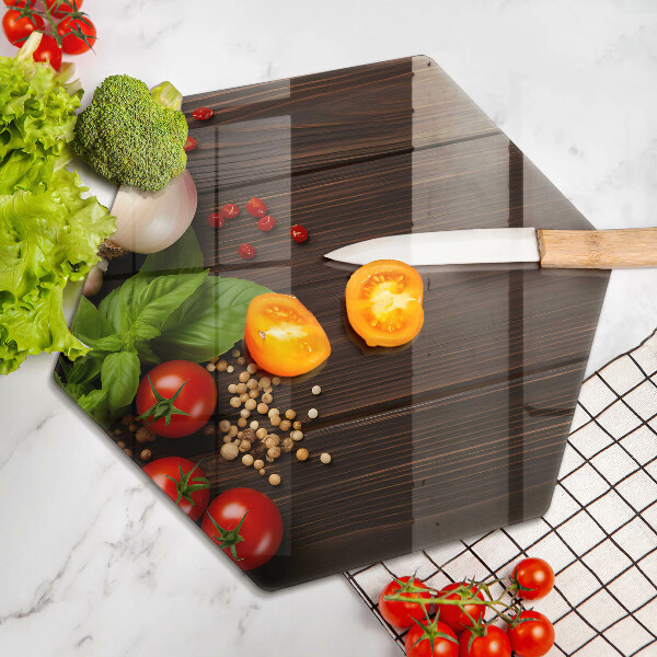 Deska szklana kuchenna Warzywa na stole