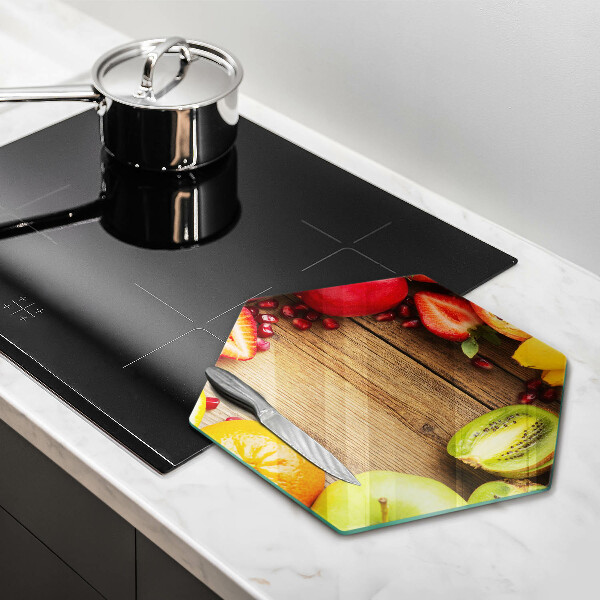 Deska szklana kuchenna Świeże owoce