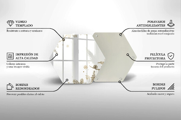 Deska szklana kuchenna Zimowe dekoracje