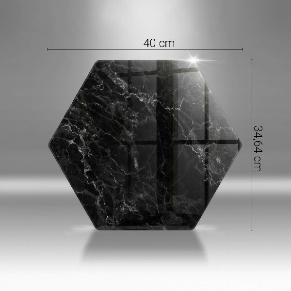 Deska szklana do kuchni Elegancki marmur