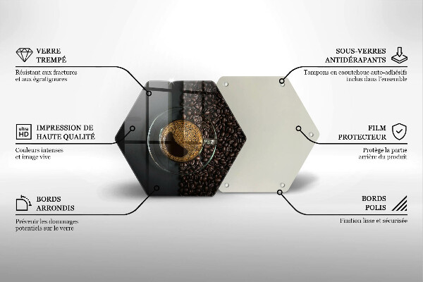 Deska kuchenna Kawa i ziarna