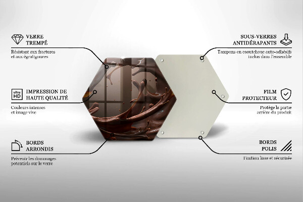 Deska kuchenna Płynna czekolada