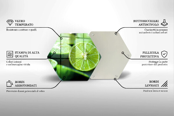 Deska kuchenna Cytrusy limonki