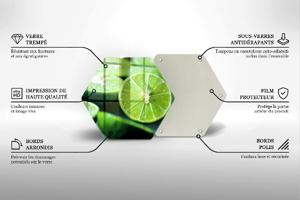 Deska kuchenna Cytrusy limonki