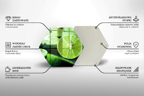 Deska kuchenna Cytrusy limonki