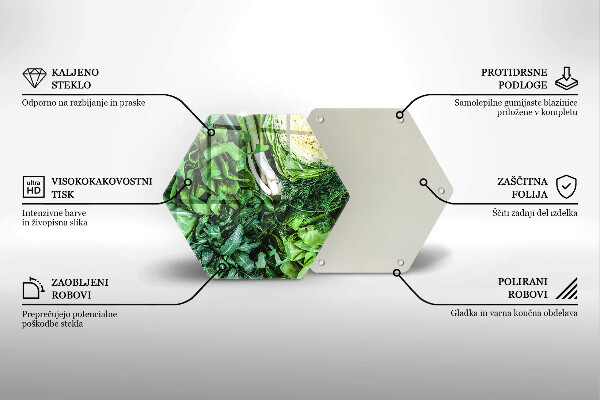 Deska kuchenna Zielone warzywa