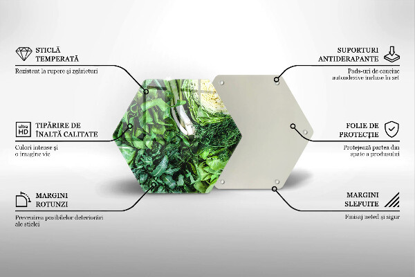 Deska kuchenna Zielone warzywa