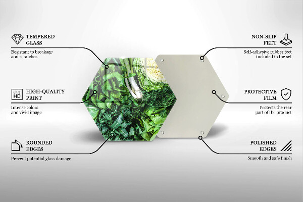 Deska kuchenna Zielone warzywa