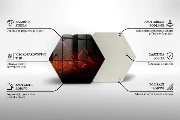 Deska kuchenna Ostre papryczki chili