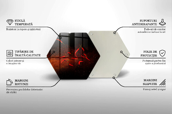 Deska kuchenna Ostre papryczki chili