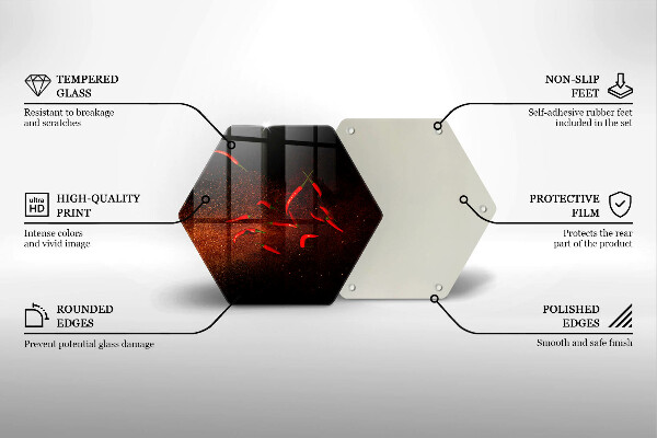 Deska kuchenna Ostre papryczki chili