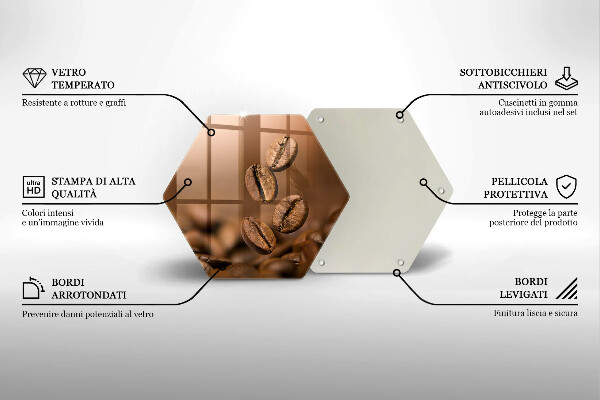 Deska kuchenna Ziarna kawy
