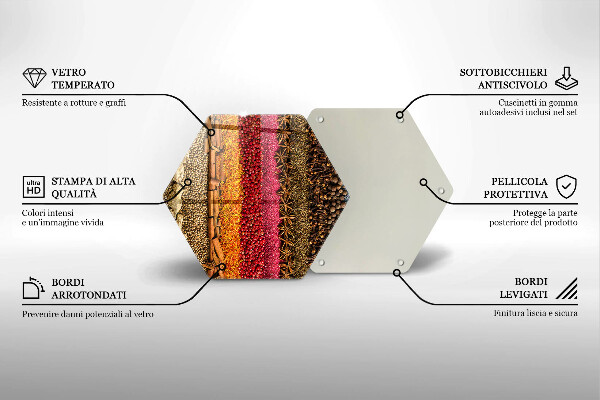 Deska kuchenna Kolorowe przyprawy