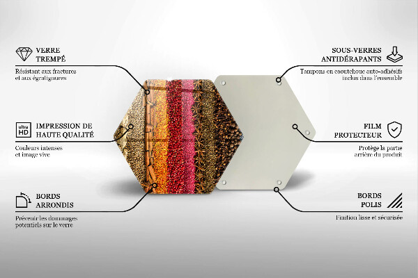 Deska kuchenna Kolorowe przyprawy