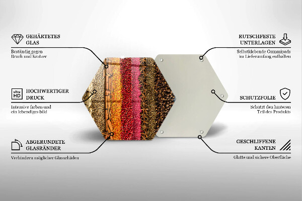 Deska kuchenna Kolorowe przyprawy